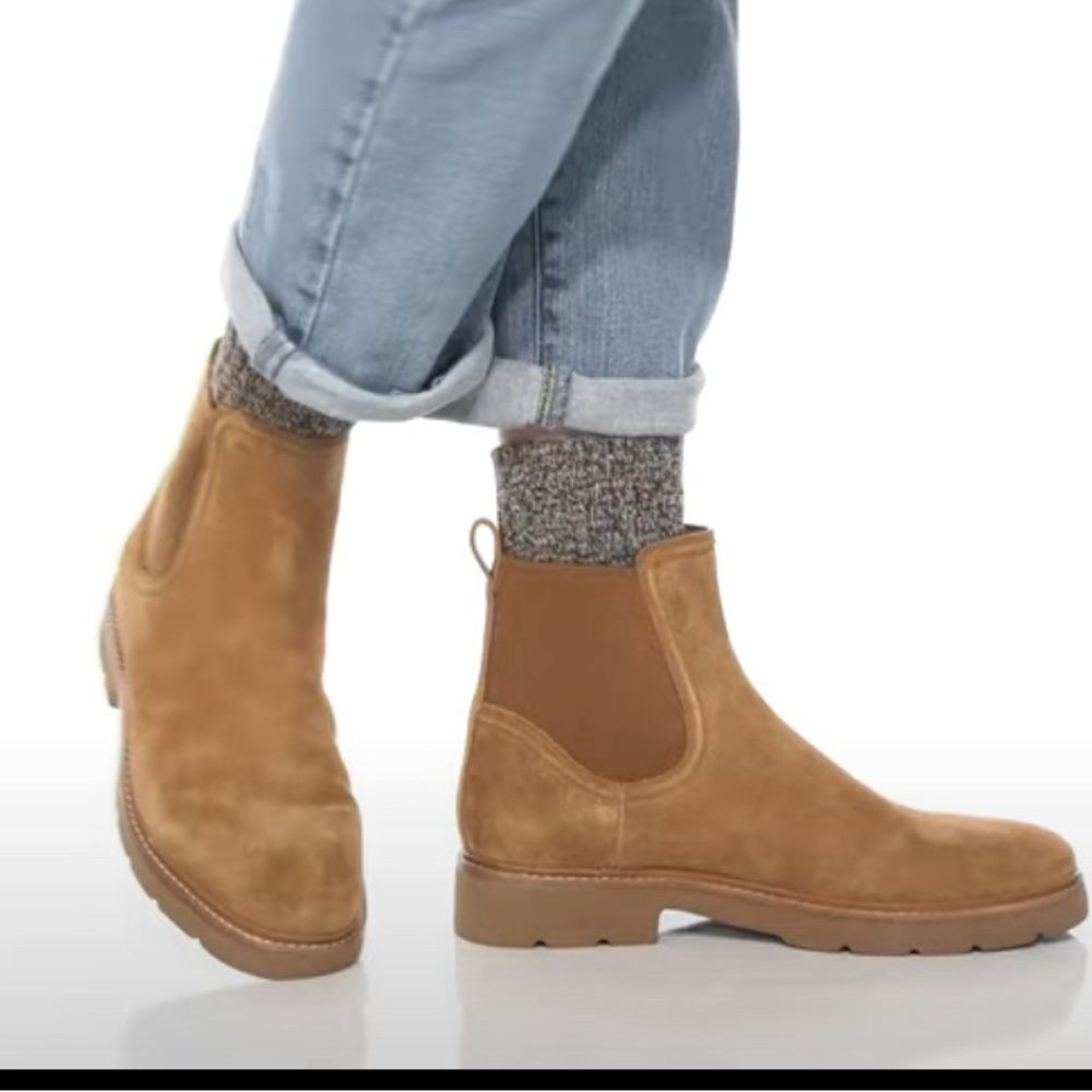 Vince Tan Ankle Boots